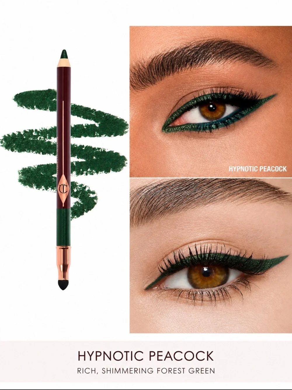 Charlotte Tilbury Hypnotic Peacock Shimmer rock ‘n’ kohl Eyeliner